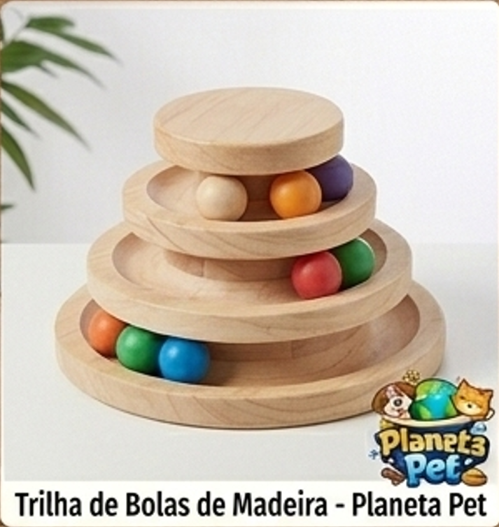 Trilha de Bolas de Madeira